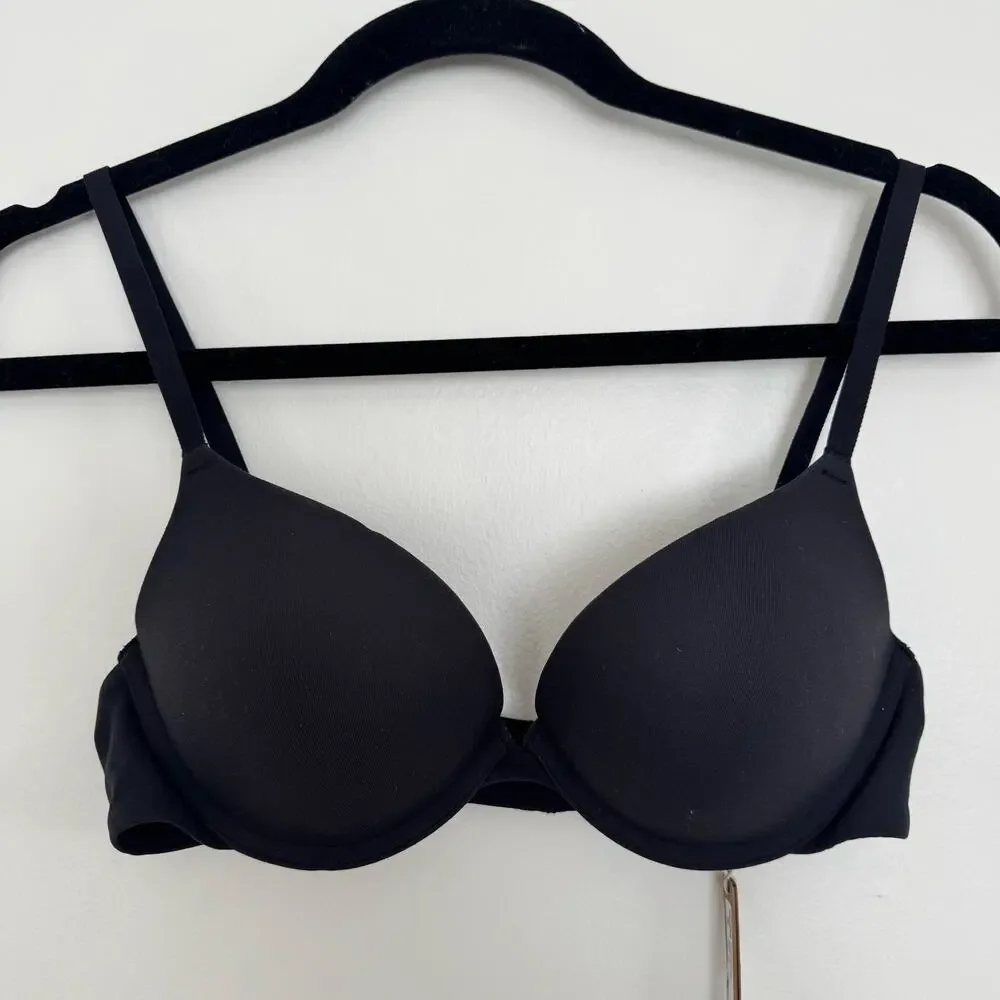 SKIMS Fits Everybody Super Push-up Bra in Onyx - Picture 2 of 6